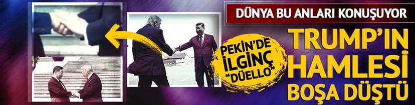 Pekin'de ilginç "düello"