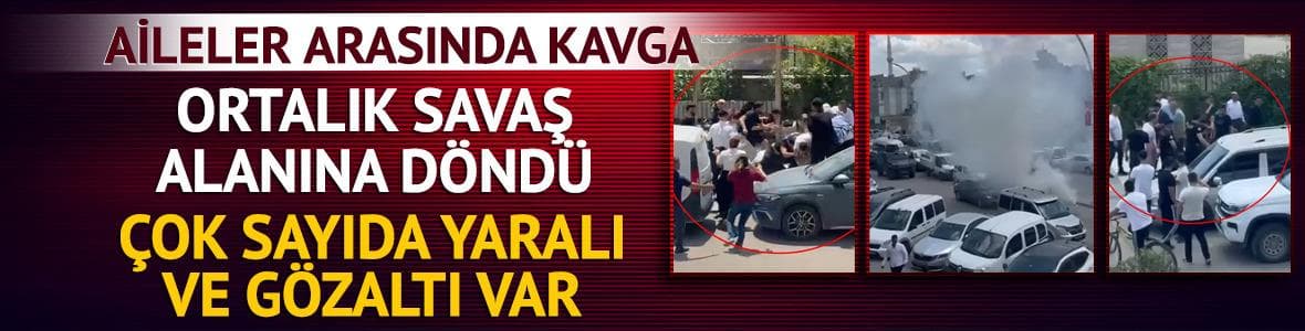 Cizre savaş alanına döndü! Akraba iki aile arasında feci kavga: 8 yaralı, 17 gözaltı