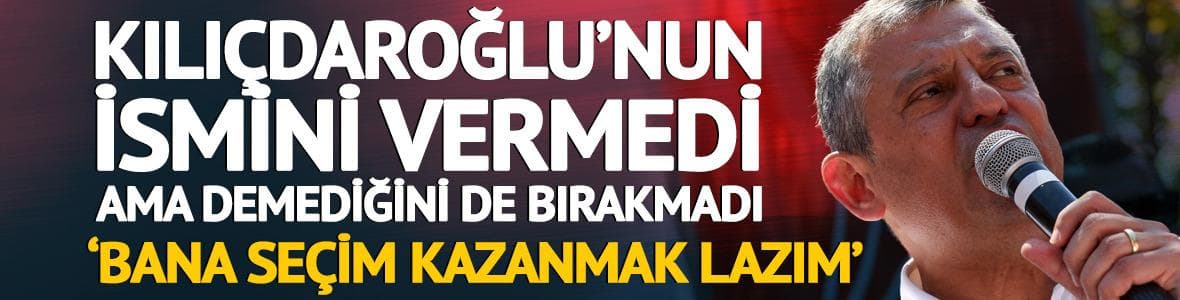 Kemal Kılıçdaroğlu'na böyle yüklendi! "Mağlubiyete alıştıranları arkada bıraktık"