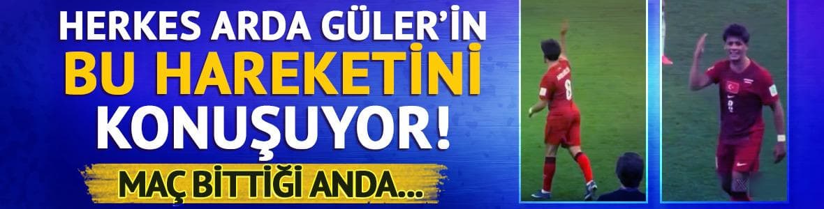 Arda Güler'in maç sonundaki hali sosyal medyada gündem oldu!