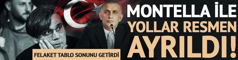 TFF, Vincenzo Montella ile devam etmeme kararı alındığını açıkladı!