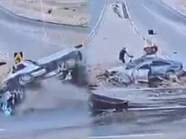 MHP'li milletvekilinin yaralandığı kazanın görüntüleri ortaya çıktı