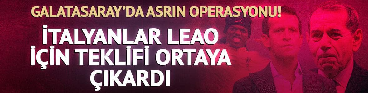 Galatasaray’da asrın operasyonu! Rafael Leao için teklif ortaya çıktı