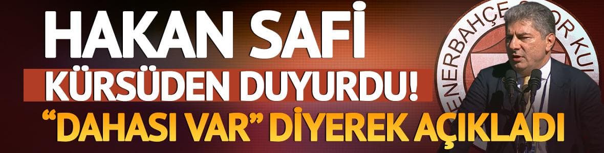 Kongre'de beklenen an geldi! Hakan Safi kürsüden bombaları patlattı!