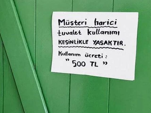 Yer: Muğla... Tuvalete giriş ücreti 500 TL! "Çok şaşırdık"
