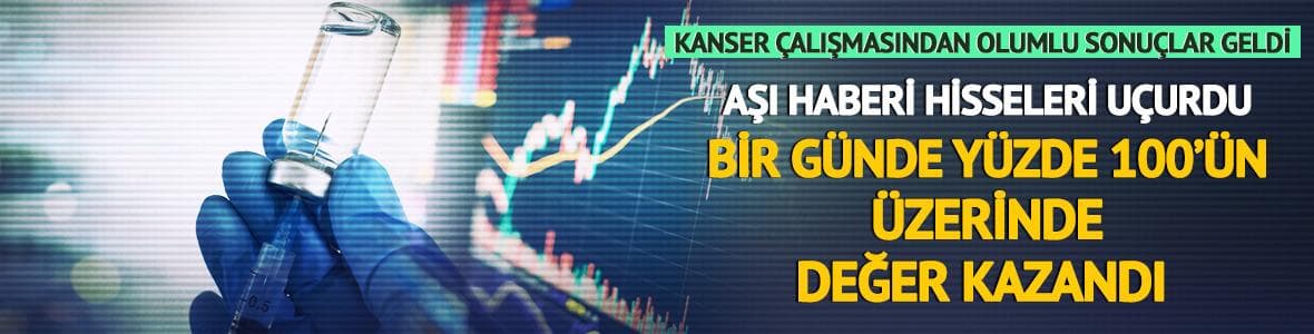 Kanser aşısında tarihi sonuç: Moderna hisseleri yüzde 100'den fazla yükseldi