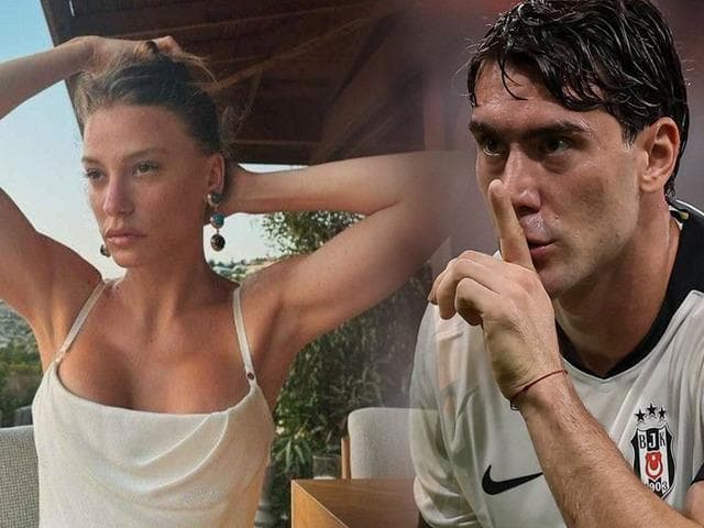 Vlahovic, Serenay Sarıkaya'nın fotoğrafını beğendi! İşte o paylaşım