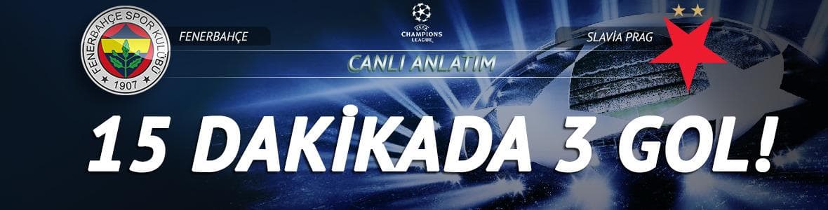 CANLI | Fenerbahçe - Slavia Prag maç anlatımı!